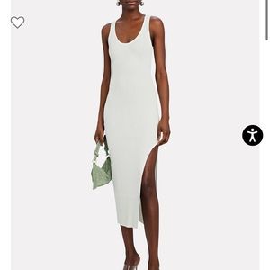 SIGNIFICANT OTHER Venetia Open-Back Rib Knit Midi Dress Size 10